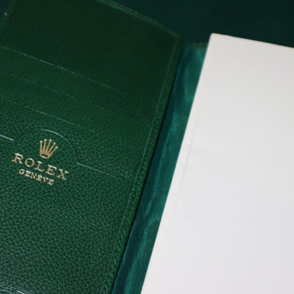 Rolex Original Green Leather Block Notebook - Picture 3 of 6